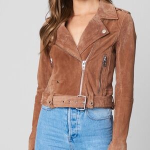BLANKNYC Suede Moto Jacket